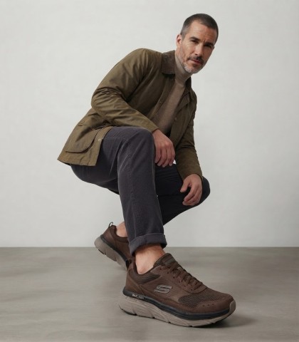 ZAPATILLAS PARA HOMBRE SKECHERS 237818 RELAXED FIT®: Max Cushioning Zirrus - Zirrostratus. MARRÓN