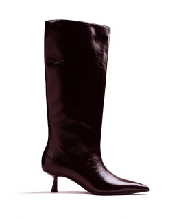 BOTAS DE CAÑA ALTA CON TACÓN KITTEN GIOSEPPO 80129 BURDEOS