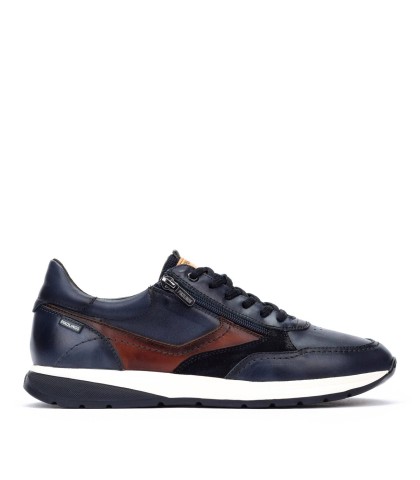 ZAPATILLAS CASUAL EN PIEL PARA HOMBRE PIKOLINOS GETAFE M2B-6398C1 MARINO