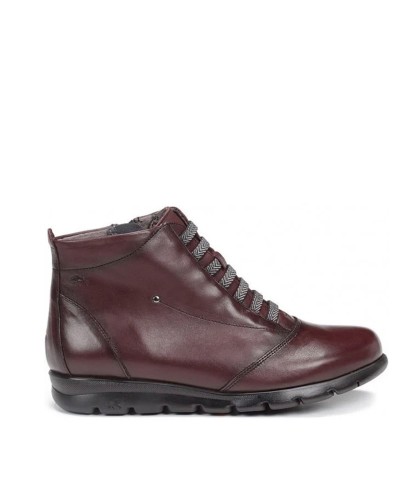 BOTINES CÓMODOS MUJER BURDEOS FLUCHOS SUSAN F0356