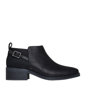 BOTINES CASUAL DE MUJER SKECHERS BOBS Wander Luxe 114255 NEGRO