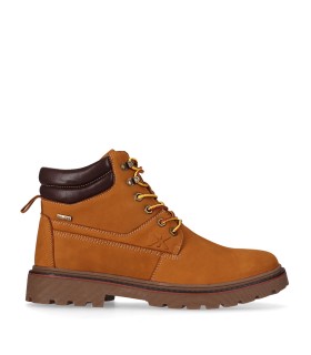 BOTA DE CORDONES EN PIEL MOSTAZA PARA CABALLERO CHK10 RE MORELLA 02