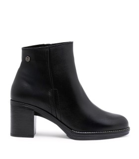 BOTINES DE PIEL DE TACÓN PORRONET TERESA 4880 NEGRO