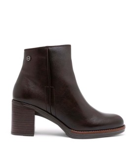 BOTINES DE PIEL DE TACÓN PORRONET TERESA 4880 MOKA