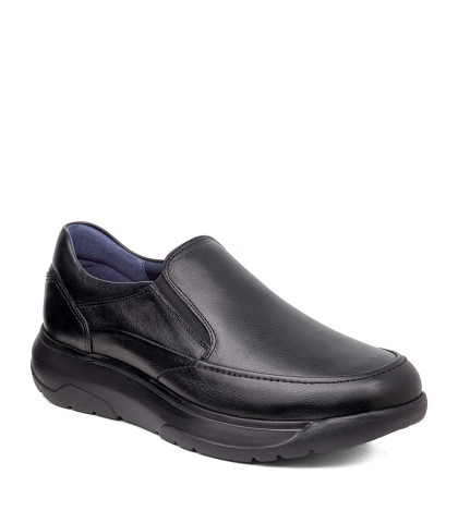 ZAPATO MOCASÍN PARA HOMBRE CALLAGHAN 66701 ALGORITMO CASUAL EN PIEL NEGRA