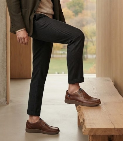 BOTÍN COMODO PARA HOMBRE CALLAGHAN 60701 NOBU MARRÓN
