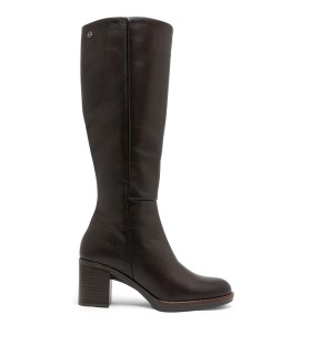 BOTAS DE PIEL DE TACÓN PARA MUJER PORRONET TRIANA 4882 MOKA