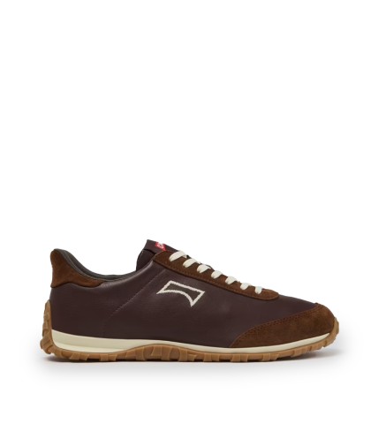 ZAPATILLAS DE PIEL Y NOBUK BURDEOS PARA HOMBRE DRIFT WALK CON SUELA VIBRAM