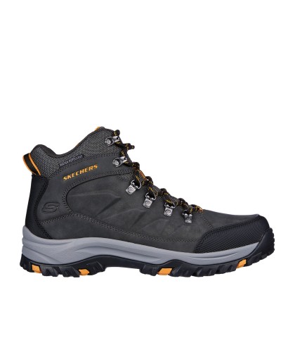 BOTA DE TRAIL RESISTENTE Y CONFORTABLE SKECHERS RELAXED FIT RELMENT DAGGETT GRIS