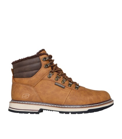 BOTA TRAIL DE HOMBRE SKECHERS Waterproof Relaxed Fit: Corado - Jaxx CAMEL