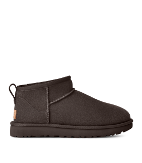 BOTÍN UGG CLASSIC ULTRA MINI CON TRATAMIENTO HIDRÓFUGO Y PIEL DE OVEJA TWINFACE MOKA