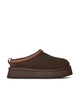 ZUECOS DE MUJER CON PLATAFORMA UGG TAZZ II EN ANTE Y PIEL DE OVEJA COCOA