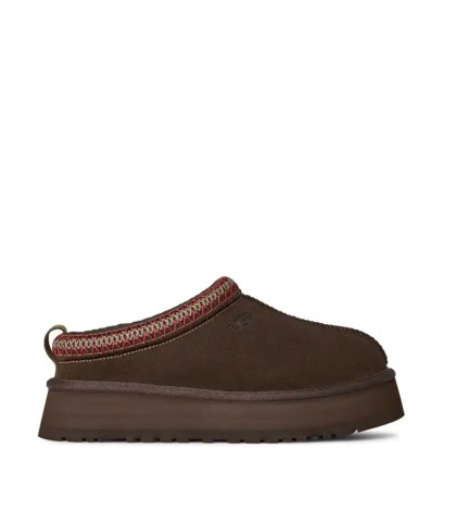 ZUECOS DE MUJER CON PLATAFORMA UGG TAZZ II EN ANTE Y PIEL DE OVEJA COCOA