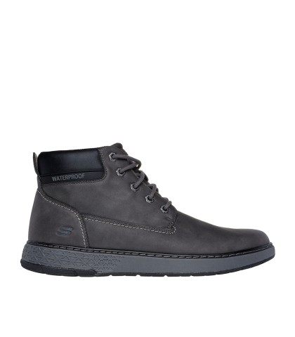 BOTA SKECHERS RELAXED FIT GARLAN DENO IMPERMEABLE CON MEMORY FOAM® GRIS
