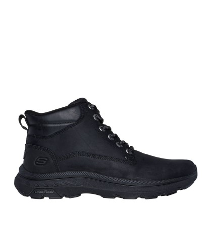 BOTA SKECHERS SLIP-INS RELAXED FIT POLLARD WAYLON DE HOMBRE NEGRO