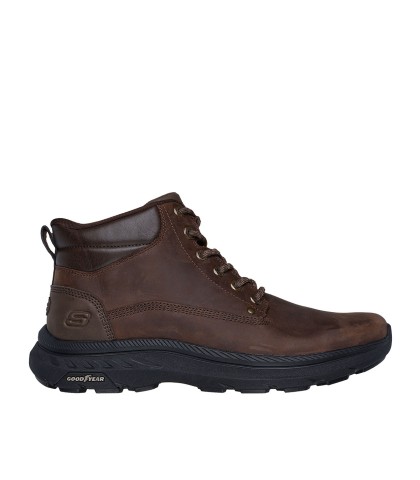 BOTA MARRÓN DE HOMBRE SKECHERS SLIP-INS POLLARD WAYLON | SIN CORDONES Y CÓMODA
