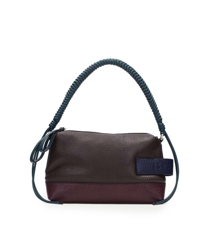 BOLSO DE HOMBRO HORIZONTAL HISPANITAS BI264947 BURDEOS