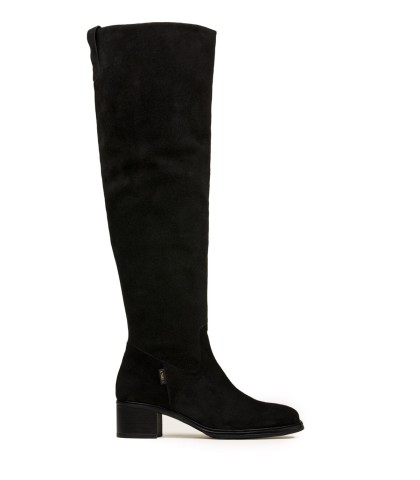 BOTA DE CAÑA ALTA CON TACÓN EN TENDENCIA GAIMO ADELAIS NEGRO