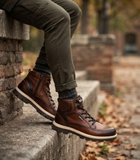 BOTA DE PIEL CON CORDONES PARA HOMBE PIKOLINOS VIGO M3M-8107C1 CUERO
