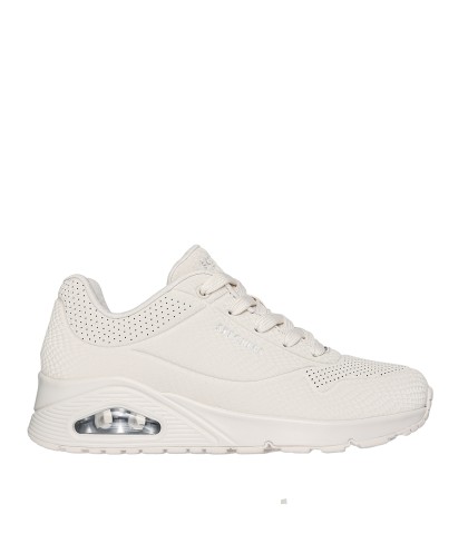 ZAPATILLAS DE MUJER BLANCAS SKECHERS UNO - Shiny Scale 177861