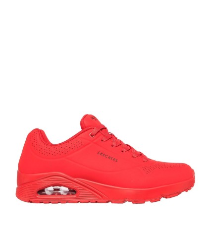 ZAPATILLAS CON CAMARA DE AIRE ROJO SKECHERS Uno - Stand On Air 52458