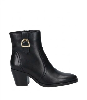BOTÍN DE PIEL CÓMODO EN COLOR NEGRO PARA MUJER VIGUERA 8365