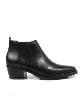 BOTÍN COWBOY DE PIEL NEGRO PARA MUJER VIGUERA 8020