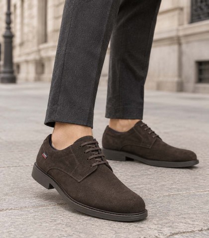 ZAPATOS DE HOMBRE CON CORDONES CALLAGHAN CEDRON 89403 MARRÓN