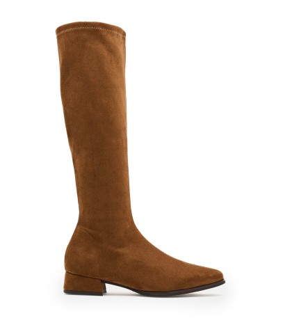 BOTAS ALTAS ELÁSTICAS PARA MUJER MISS ELASTIC 075316-AE-08/08 CUERO