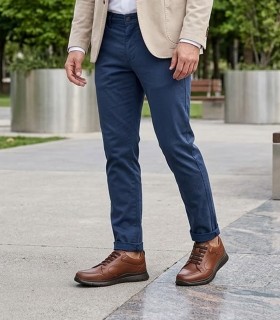 ZAPATO CONFORT DE PIEL MARRÓN PARA HOMBRE BAERCHI EXTRALIGHT TREVIÑO 2110