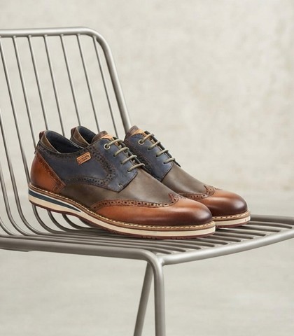 ZAPATO DE PIEL CON CORDONES PARA HOMBRE PIKOLINOS AVILA M1T-4191C1 CUERO