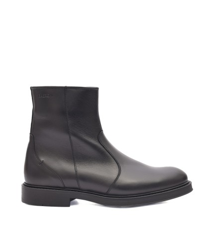BOTA DE PIEL ANCHO ESPECIAL PARA HOMBRE BAERCHI DACIA 1165 NEGRO